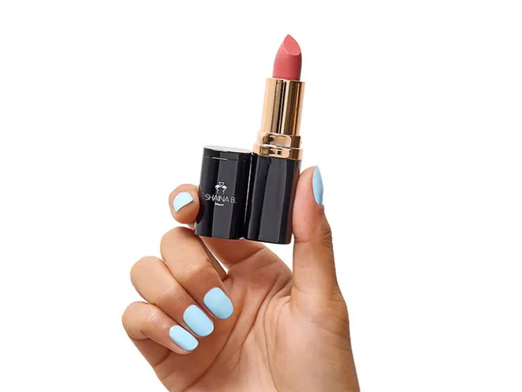 رژ لب آمریکایی شاینا بی Shaina B Lipstick رنگ Miami Spice و Hibiscus Island