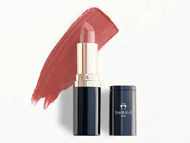 رژ لب آمریکایی شاینا بی Shaina B Lipstick رنگ Miami Spice و Hibiscus Island