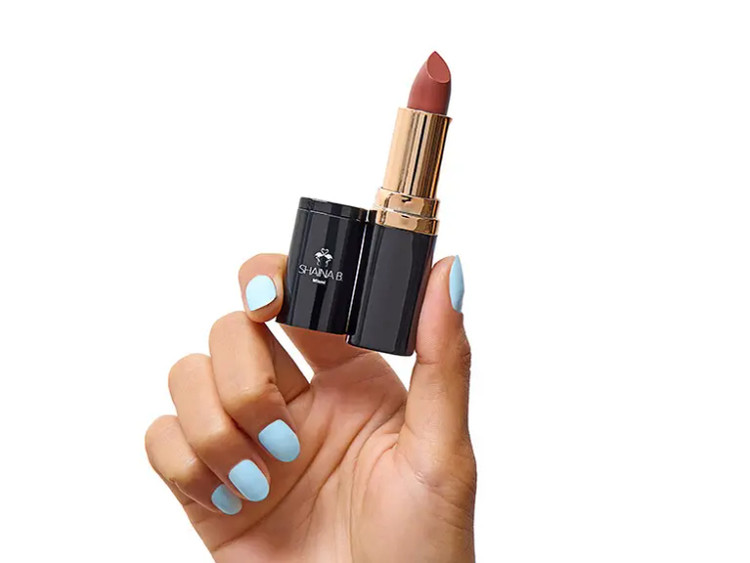 رژ لب آمریکایی شاینا بی Shaina B Lipstick رنگ Miami Spice و Hibiscus Island