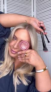 رژگونه براق سیاته لندن Ciaté London Glow-To Illuminating Blush Deluxe Mini رنگ Perfect Match