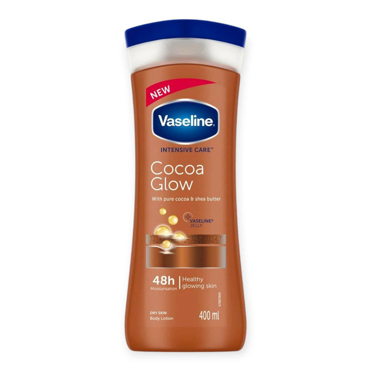 لوسیون بدن وازلین مدل Cocoa Glow