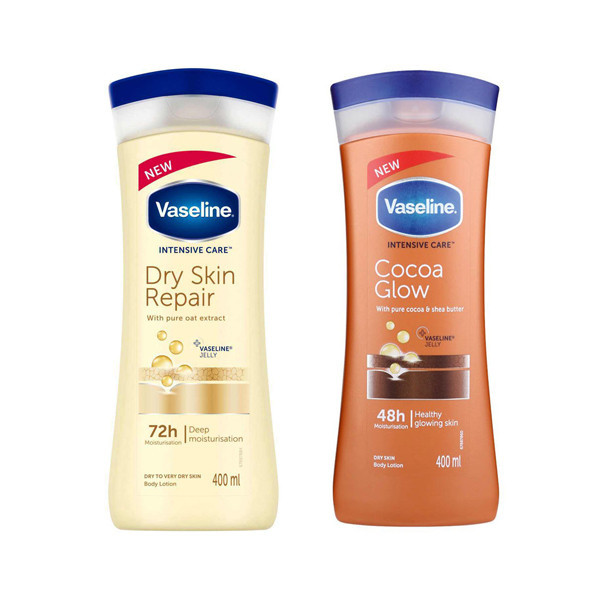 لوسیون بدن وازلین مدل Cocoa Glow