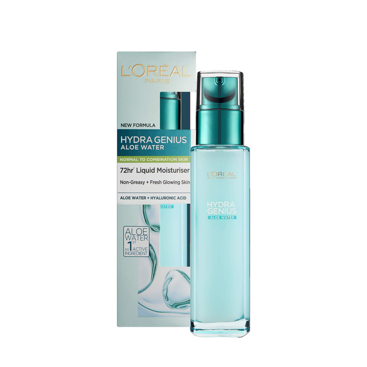 آبرسان هیدروجنیوس لورال پوست چرب و مختلط 70 میل | L’Oréal Hydra Genius Normal to Oily
