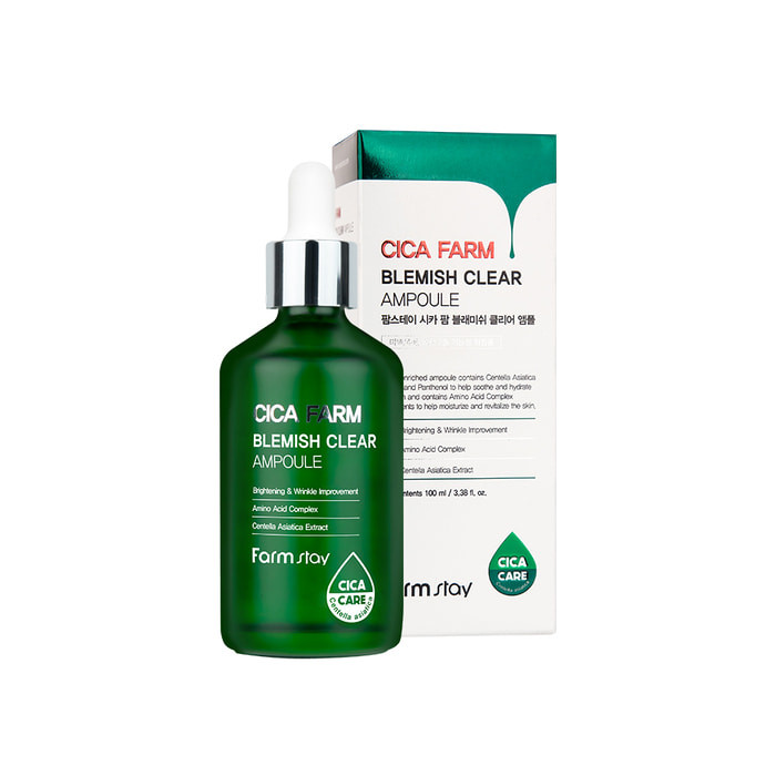 آمپول ضدجوش و ترمیم کننده سیکا فارم استی | FarmStay Cica Farm Blemish Clear Ampoule