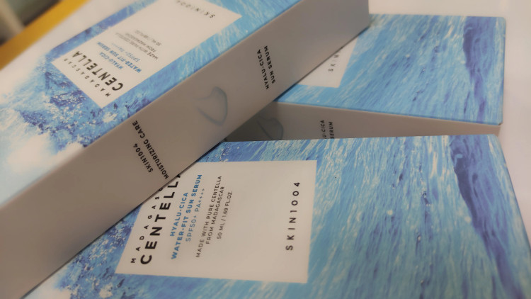 سرم ضد آفتاب آبرسان سنتلا اسکین 1004 SPF50+ | Centella Hyalu-Cica Water-Fit Sun Serum